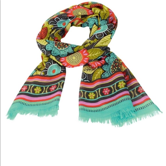 Vera Bradley Accessories - Vera Bradley scarf NWOT flower shower